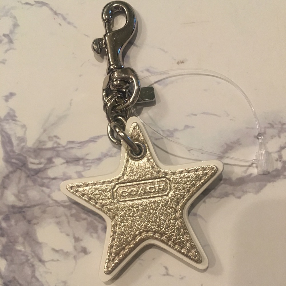 Coach Star Keychain